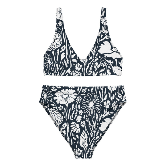 Recycled high-waisted bikini